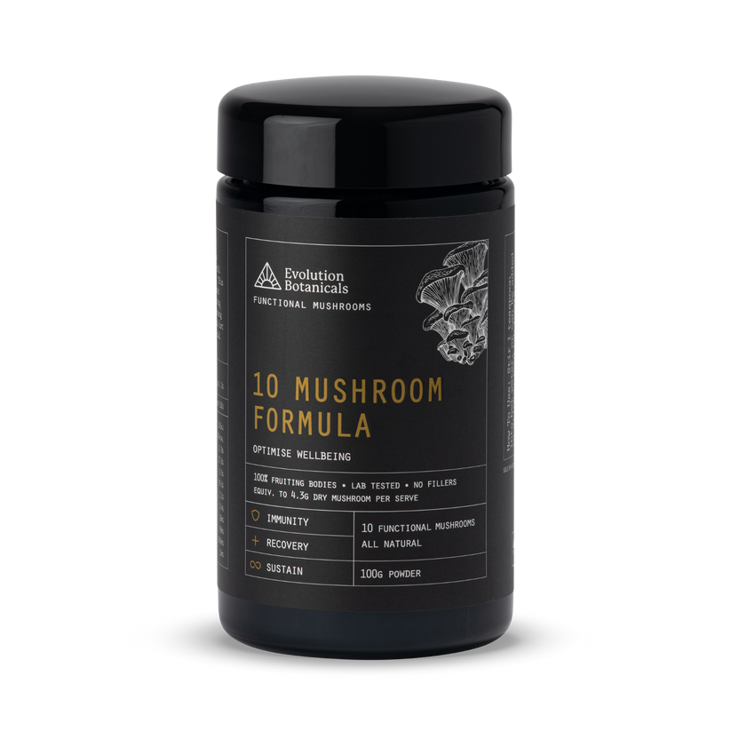 (Evolution Botanicals) 10 Mushroom Formula 100g Powder