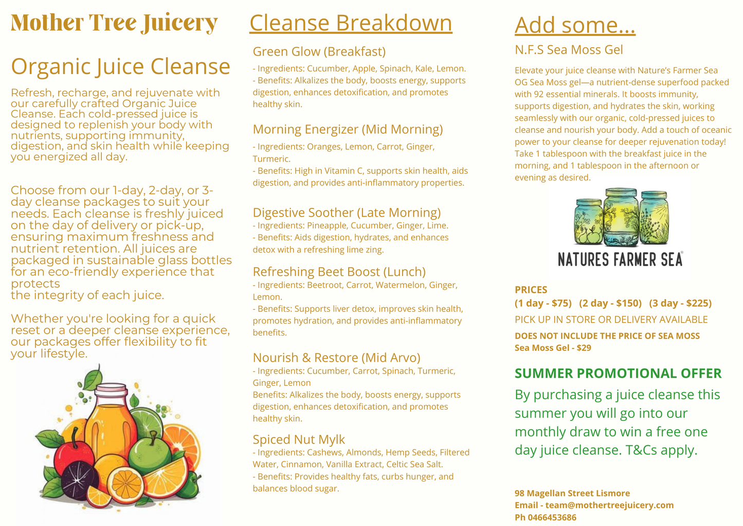 1 Day Organic Juice Cleanse