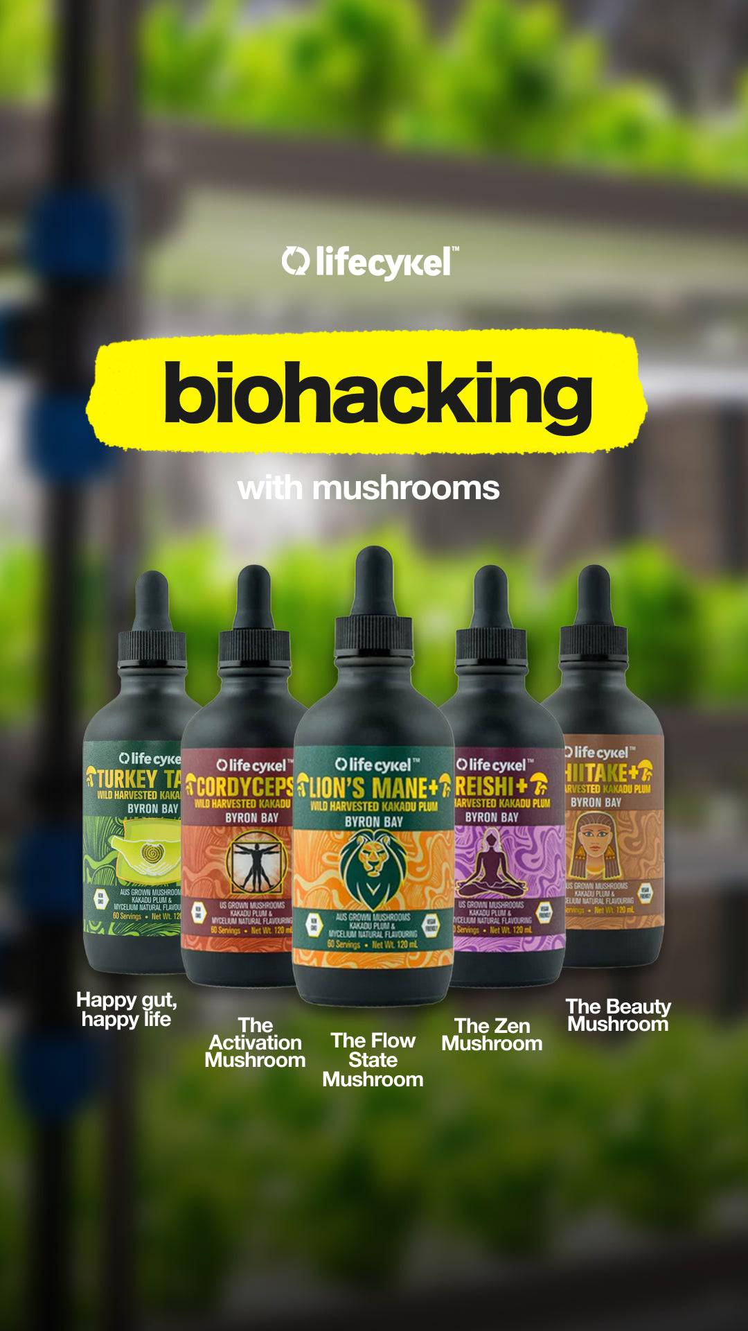 (Life Cykel) Original Biohacker Set 60ml