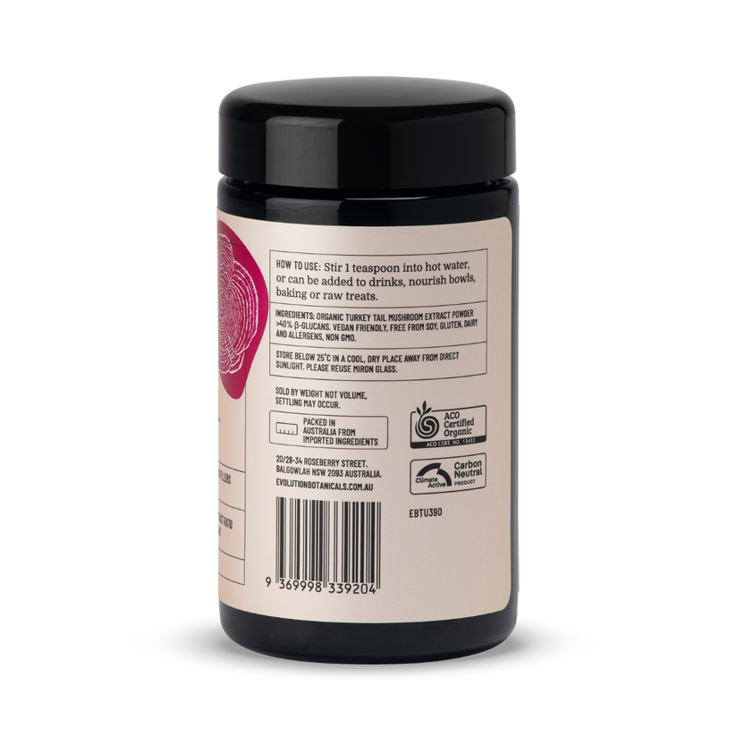 (Evolution Botanicals) Organic Turkey Tail Mushroom Powder 100g