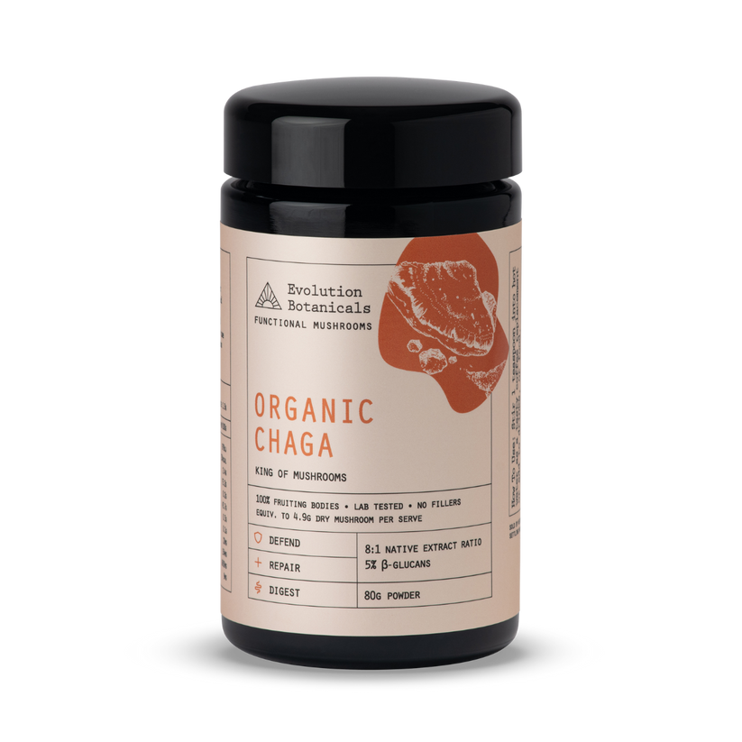 (Evolution Botanicals) Organic Chaga Mushroom Powder 100g
