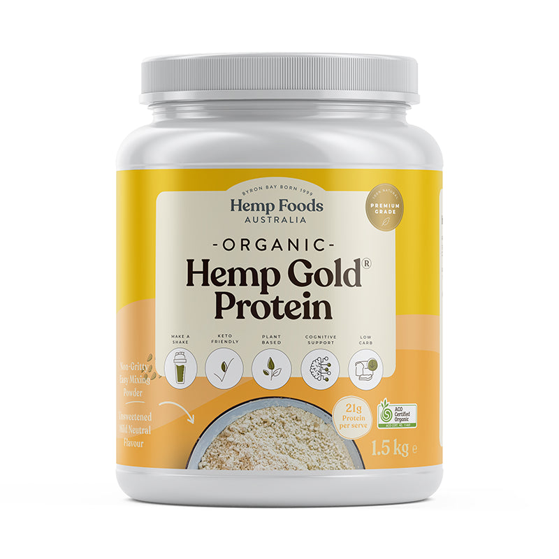 (Hemp Foods Australia) Organic Hemp Gold Protein 1.5kg