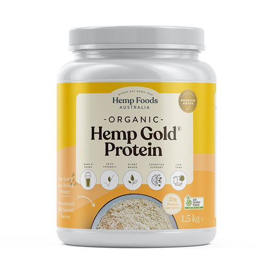 (Hemp Foods Australia) Organic Hemp Gold Protein 1.5kg