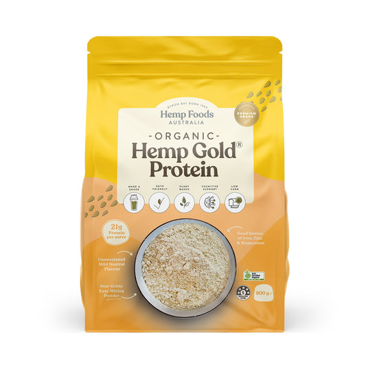 (Hemp Foods Australia) Organic Hemp Gold Protein 900gm