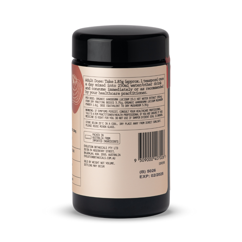 (Evolution Botanicals) Organic Reishi Mushroom Powder 100g