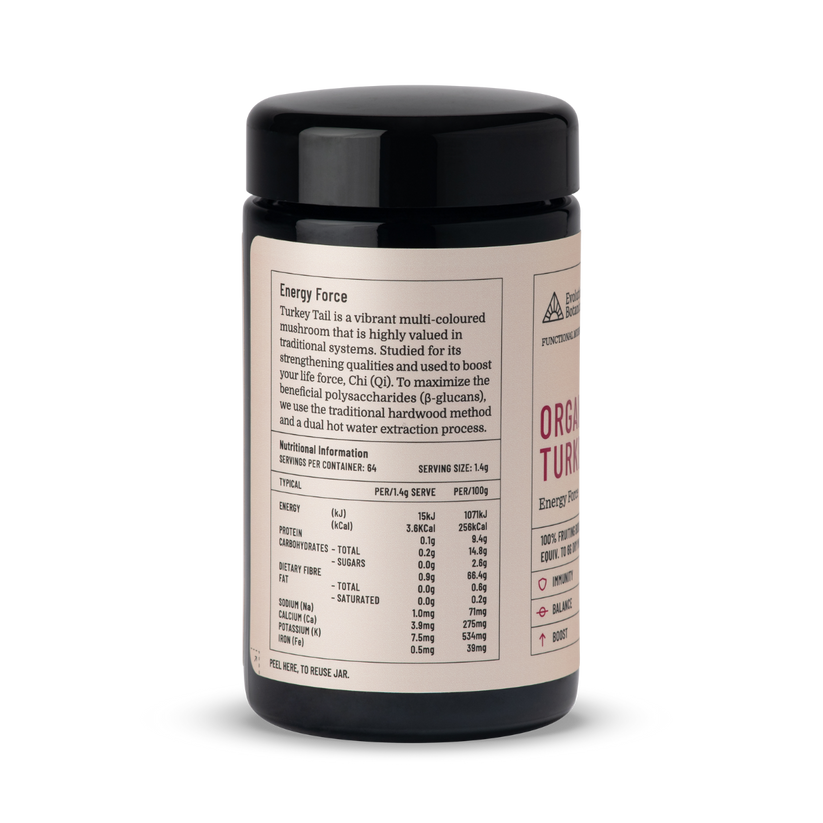 (Evolution Botanicals) Organic Turkey Tail Mushroom Powder 100g